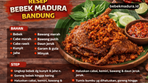 Resep Bebek Madura Bandung