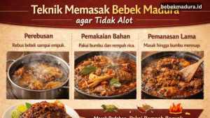 Teknik Memasak Bebek Madura agar Tidak Alot dan Empuk